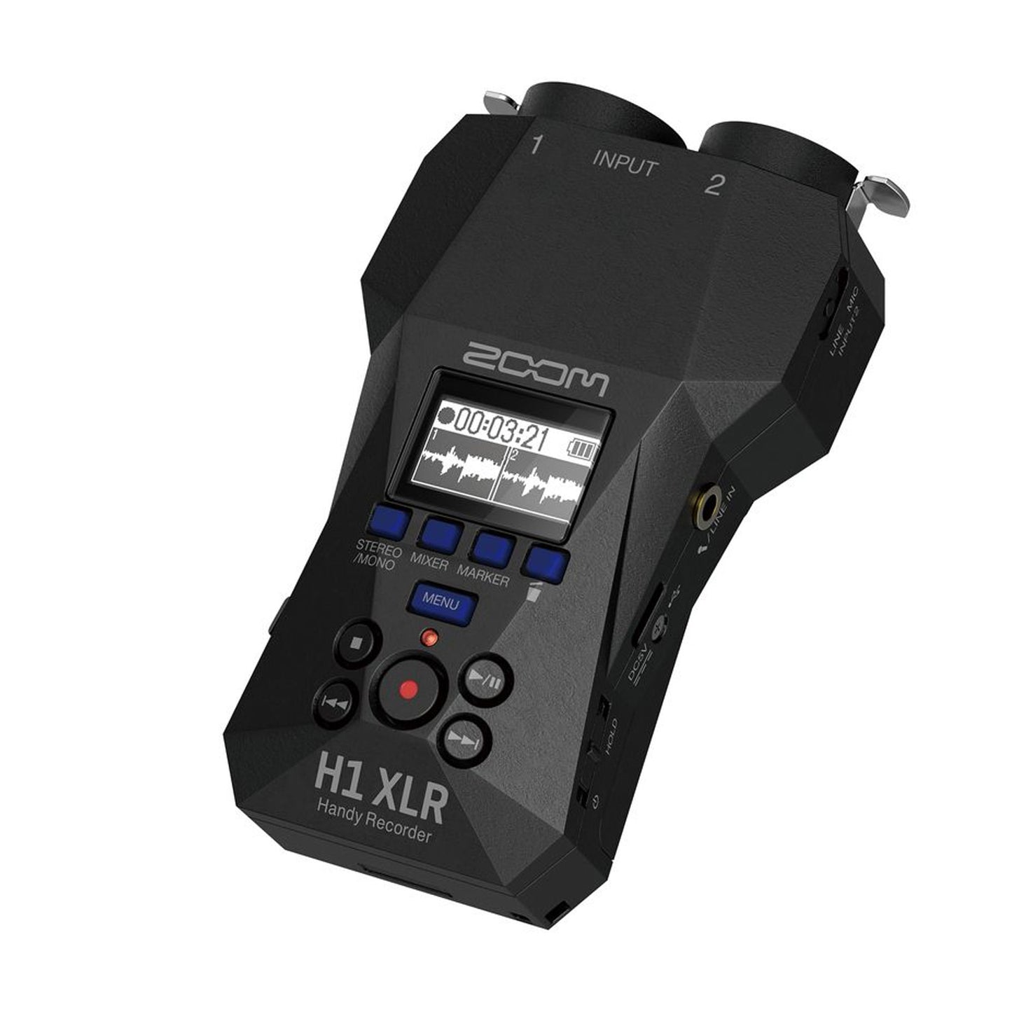 Zoom H1 XLR Portable Audio Recorder for Video with Shotgun Microphone and Tabletop Tripod Kit