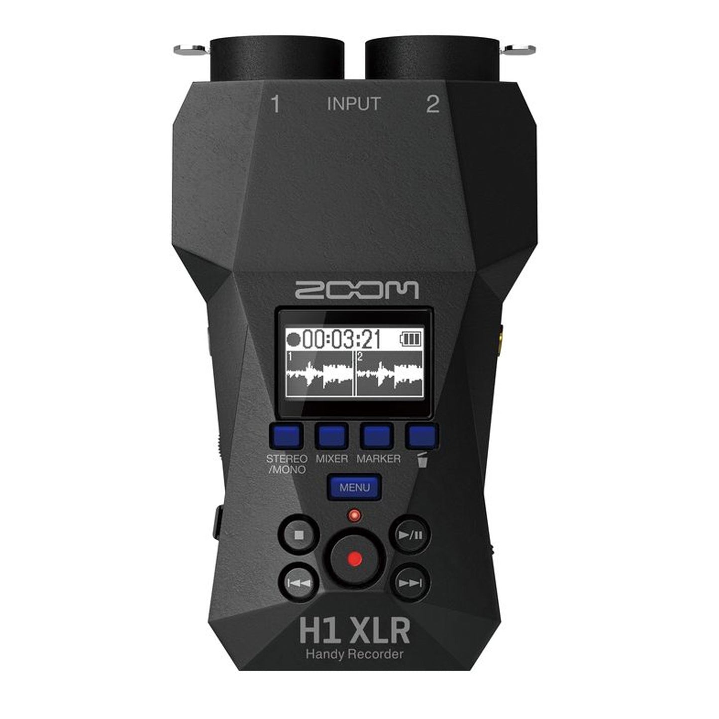Zoom H1 XLR Portable Audio Recorder for Video with 2x Wired XLR Lavalier Microphone