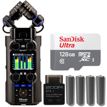 Zoom H5Studio Recorder + BTA-1 Bluetooth Adapter + 128GB SD + 2x AA Batteries Bundle