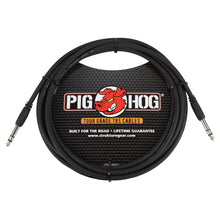 Pig Hog PTRS15 High Performance 1/4" TRS Instrument Cable, 15 Feet - 3 Pack