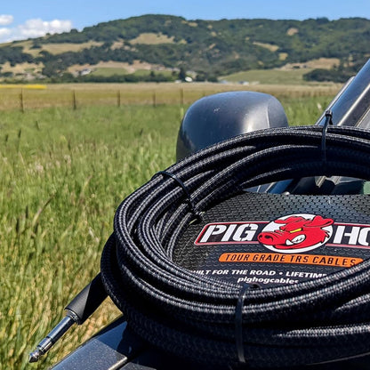 Pig Hog PTRS15 High Performance 1/4" TRS Instrument Cable, 15 Feet - 3 Pack