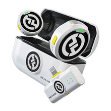 Hollyland LARK M2 DUO 2-Person Wireless Microphone System with Lightning Connector (Ivory White) with Content Creation Bundle