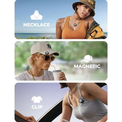 Hollyland LARK M2 DUO 2-Person Wireless Camera-Mount Microphone System - Universal Compatible (2.4 GHz, Shine Charcoal) + Vivitar compact Selfie Video Tripod + 16GB Transcend MicroSD Memory Card with Adapter