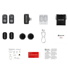 Hollyland LARK A1 Mini Duo 2-Person Wireless Microphone System with USB-C Connector for Mobile Devices (Space Gray, 2.4 GHz)