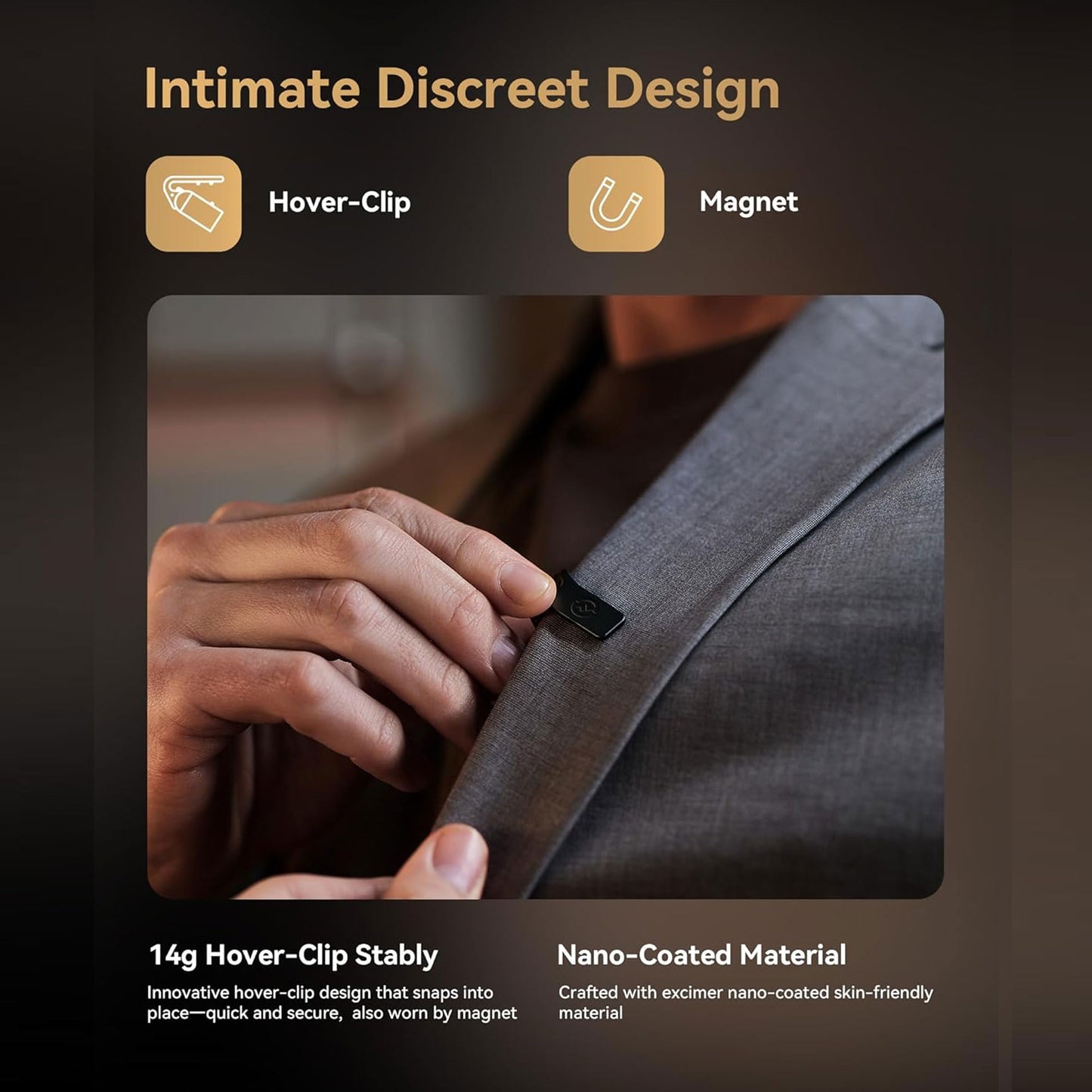 Hollyland LARK MAX 2 Combo 4-Person Wireless Microphone System for Cameras and Mobile Devices (Space Gray, 2.4 GHz)