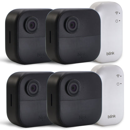 2x Blink Outdoor 4 Wireless Smart Security Camera - Sync Module Core Included (2 Cameras)