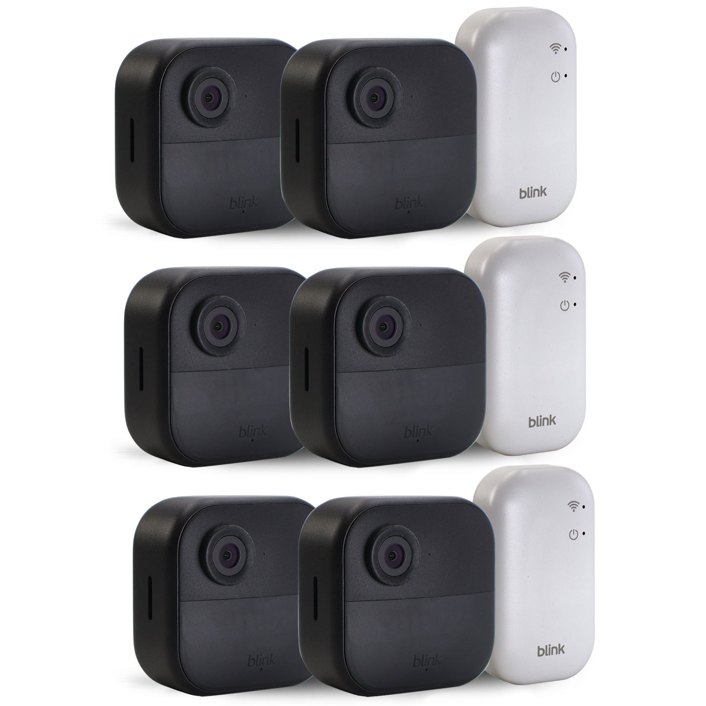3x Blink Outdoor 4 Wireless Smart Security Camera - Sync Module Core Included (2 Cameras)