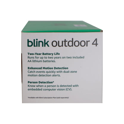 3x Blink Outdoor 4 Wireless Smart Security Camera - Sync Module Core Included (2 Cameras)