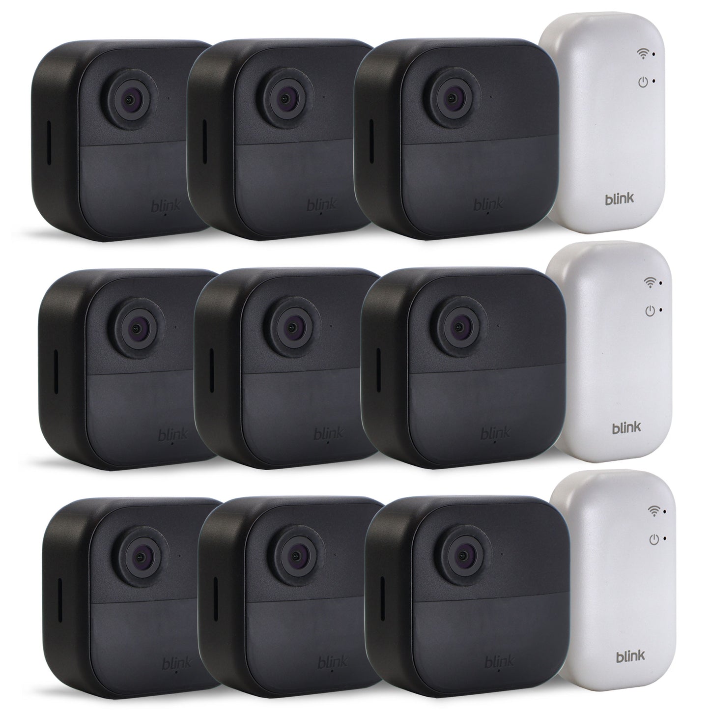 3x Blink Outdoor 4 (newest model) Wireless Smart Security Camera - Sync Module Core Included (3 Cameras)