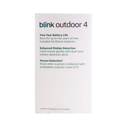 2x Blink Outdoor 4 (newest model) Wireless Smart Security Camera - Sync Module Core Included (3 Cameras)