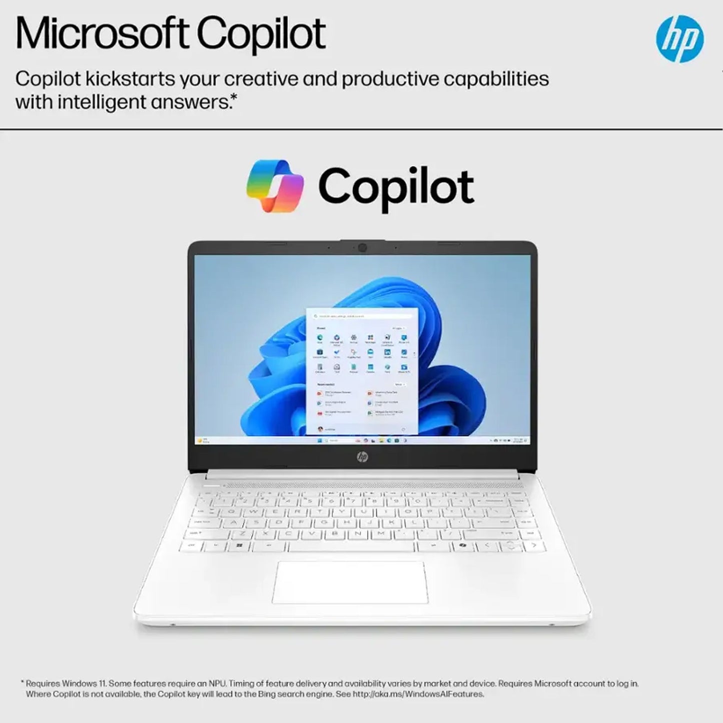 HP 14-Inch Laptop with Intel Celeron N4500 Processor, 4GB RAM, 64GB eMMC Storage, Windows 11 Home in S Mode, Wi-Fi 6, Bluetooth 5.4, HD Display, Microsoft 365, and Up to 12 Hours Battery Life – Snowflake White