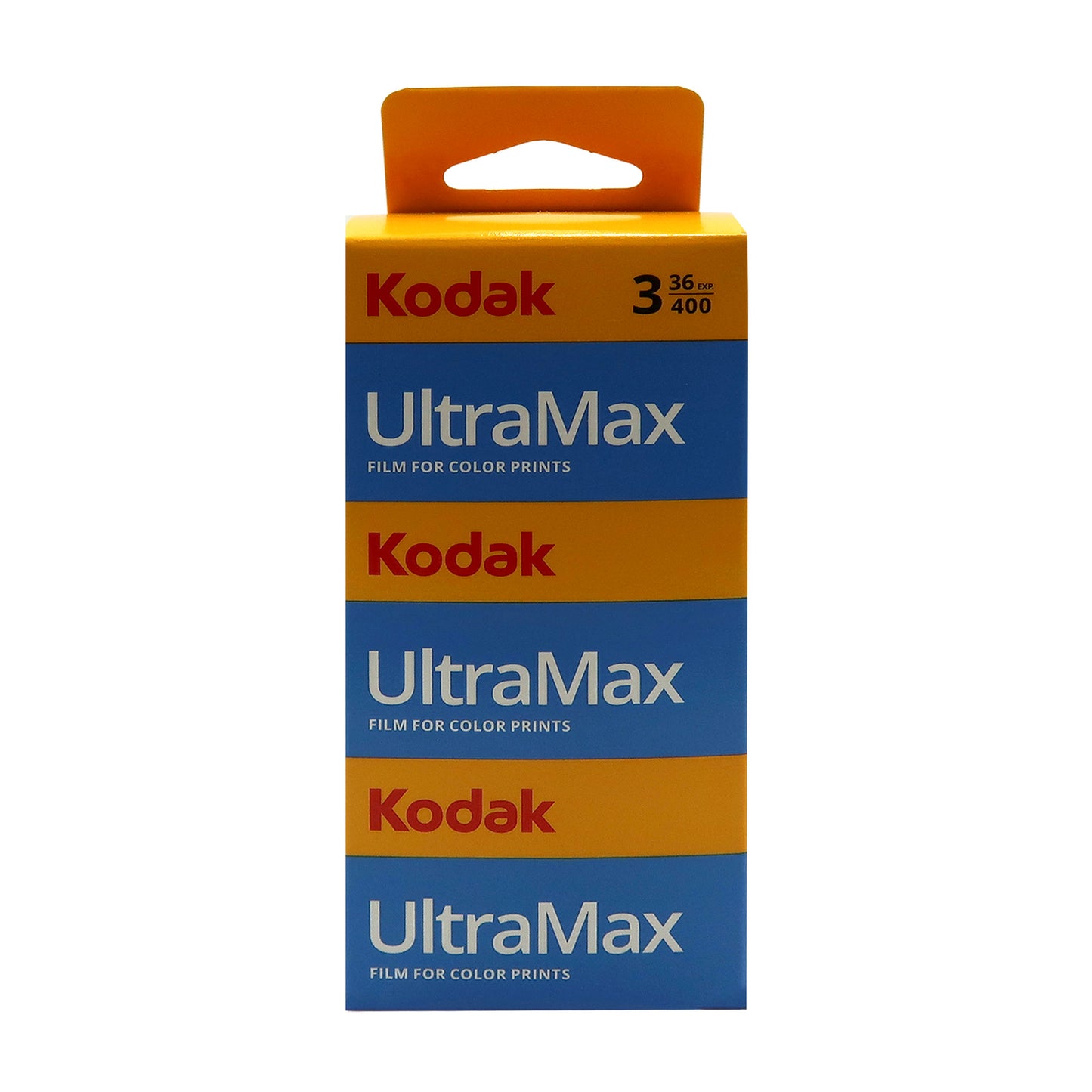 Kodak UltraMax 400 Color Negative Film (35mm, 36 Exposures) - 3 Pack + 6x Kodak GOLD 200 Color Negative Film 35mm Roll Film, 24 Exposures