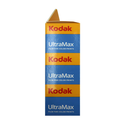 Kodak UltraMax 400 Color Negative Film (35mm, 36 Exposures) - 3 Pack + 6x Kodak GOLD 200 Color Negative Film 35mm Roll Film, 24 Exposures