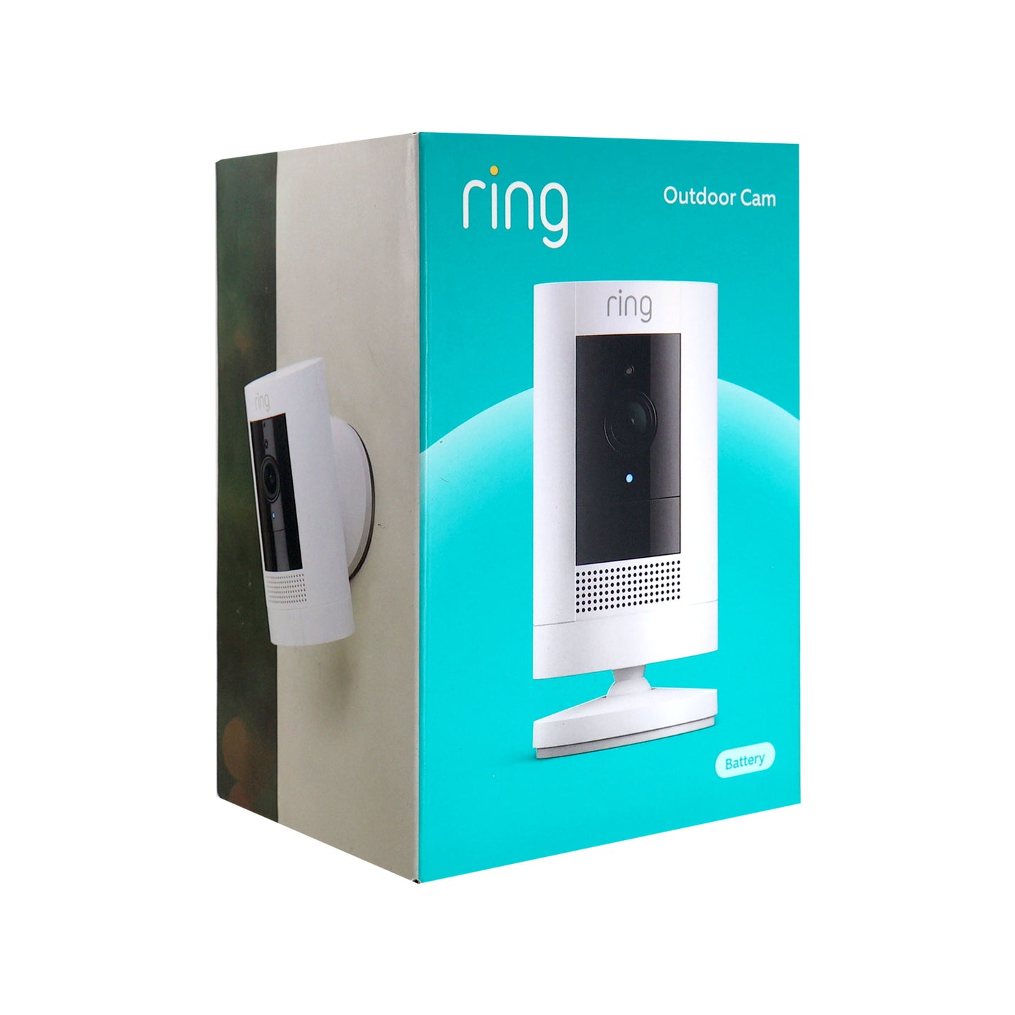 Ring Outdoor Cam Stick Up Indoor/Outdoor Wireless 1080p Security Camera - White