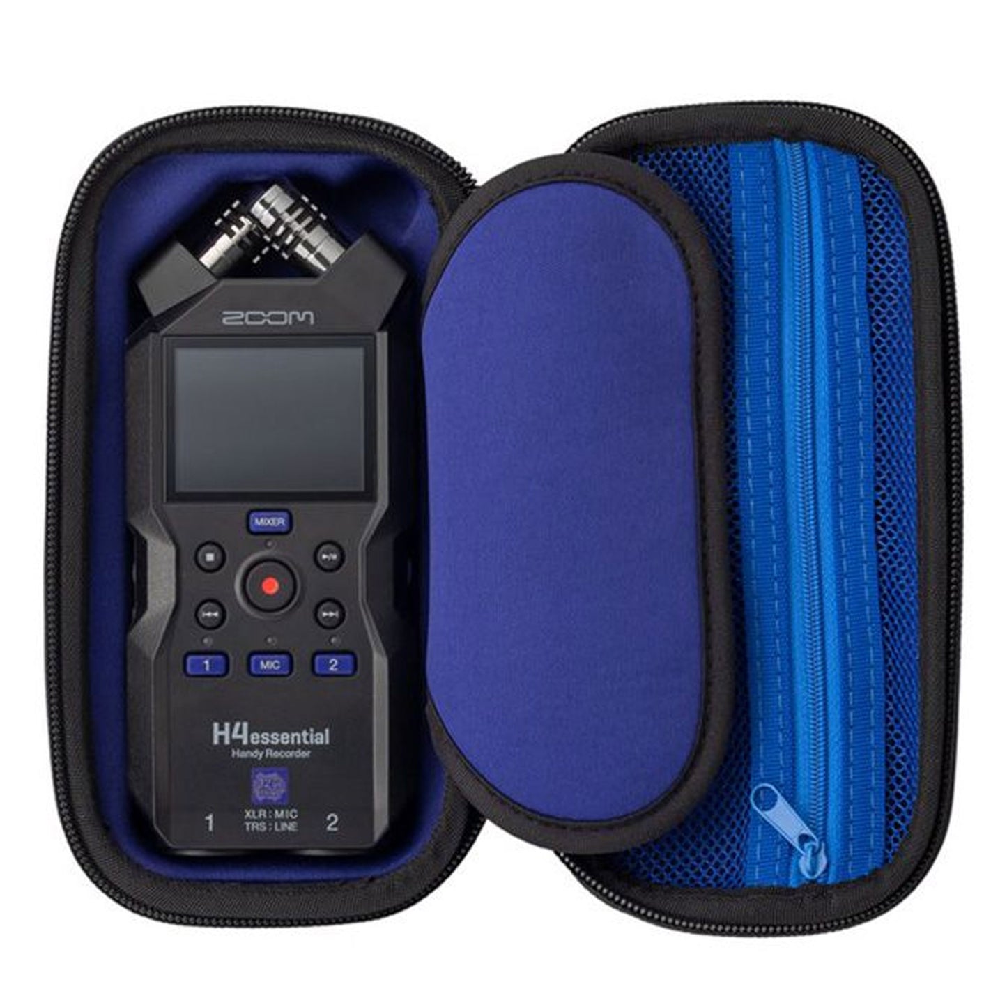 Zoom H4essential 4-Track Handy Recorder + Zoom APH-4e Accessory Pack Pro Audio Bundle