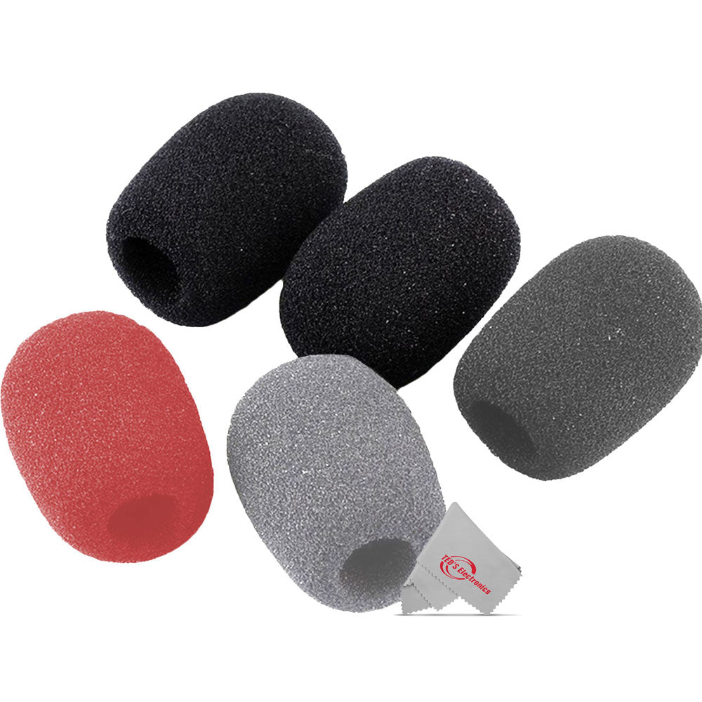 Vidpro Professional Wired XLR Lavalier Microphone XM-L2 for Pro Audio Equipment with XLR Input with Zoom WSL-1 Windscreen for LMF-1 / LMF-2 Lavalier Microphone