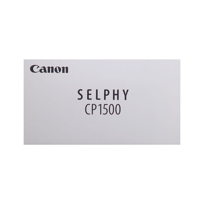 Canon SELPHY CP1500 Compact Photo Printer (Black) with Canon RP-108 High-Capacity Color Ink