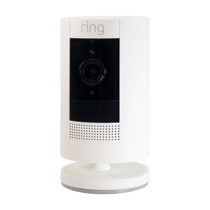 Ring Outdoor Cam Stick Up Indoor/Outdoor Wireless Security Camera White - 3 Pack