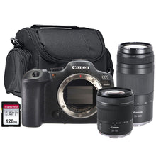 Canon EOS R6 Mark II Mirrorless Camera with 24-105mm f/4-7.1 Lens and RF 75-300mm f/4-5.6 Lens Basic Accessory Bundle