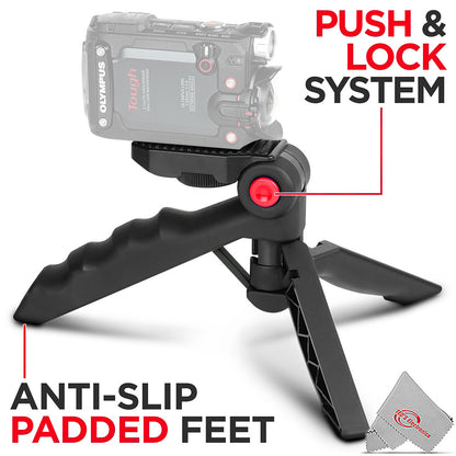 Zoom R4 MultiTrak 32-Bit Float Recorder with SanDisk 128GB Ultra UHS-I microSDXC Memory Card and Pistol Grip Tabletop Tripod