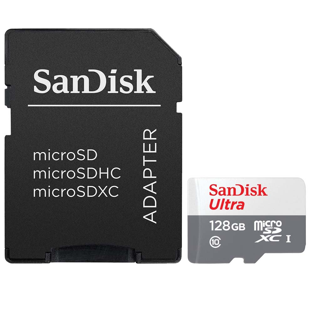 Zoom R4 MultiTrak 32-Bit Float Recorder with SanDisk 128GB Ultra UHS-I microSDXC Memory Card and Pistol Grip Tabletop Tripod