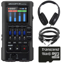 Complete Portable Recording Kit with Zoom R4 MultiTrak, Headphones, Cables & MicroSD Card