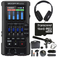 Zoom R4 MultiTrak 32-Bit Float Recorder with Stereo Bouncing Studio Bundle