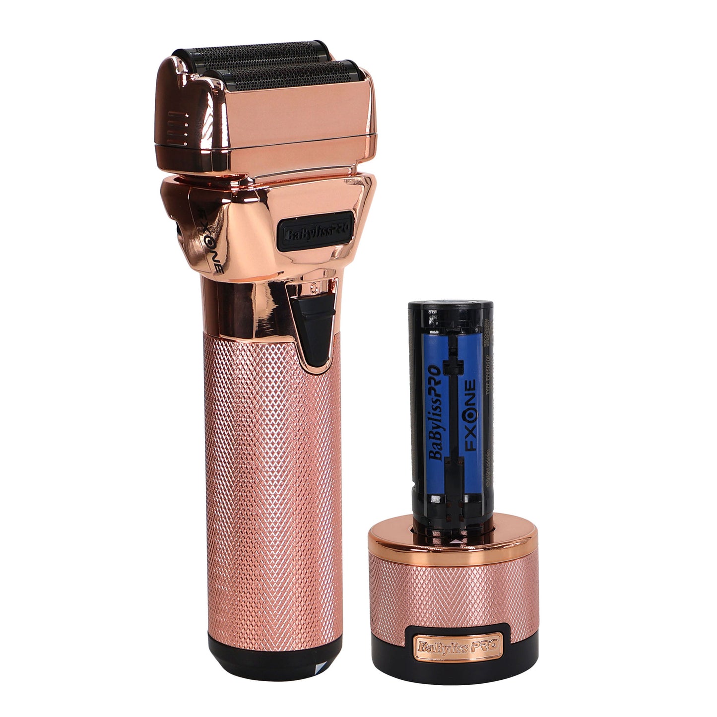 BaByliss Pro FXONE ROSEFX All-Metal Interchangeable-Battery Shaver FX79FSRG