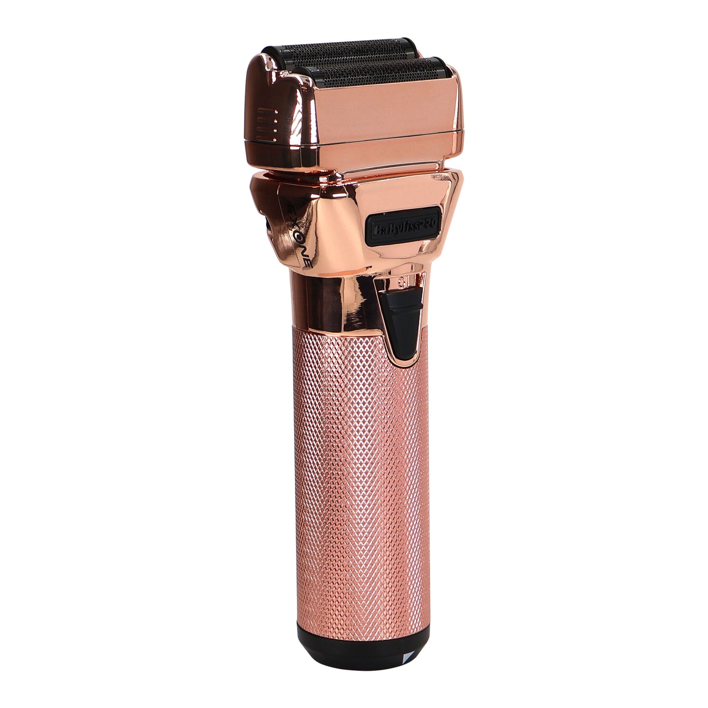 BaByliss Pro FXONE ROSEFX All-Metal Interchangeable-Battery Shaver FX79FSRG with Barberology Metal Comb Set 9" Clipper Comb and 7.5" Cutting Comb Rose Gold