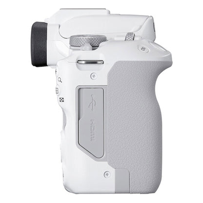 Canon EOS R50 Mirrorless Camera with 18-45mm Lens (White)