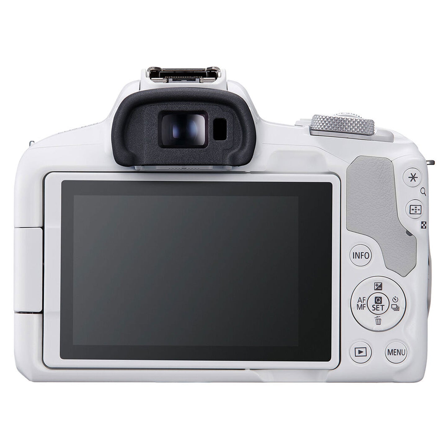 Canon EOS R50 Mirrorless Camera with 18-45mm Lens (White) and SanDisk 64GB Ultra SDXC UHS I Memory Card + Case