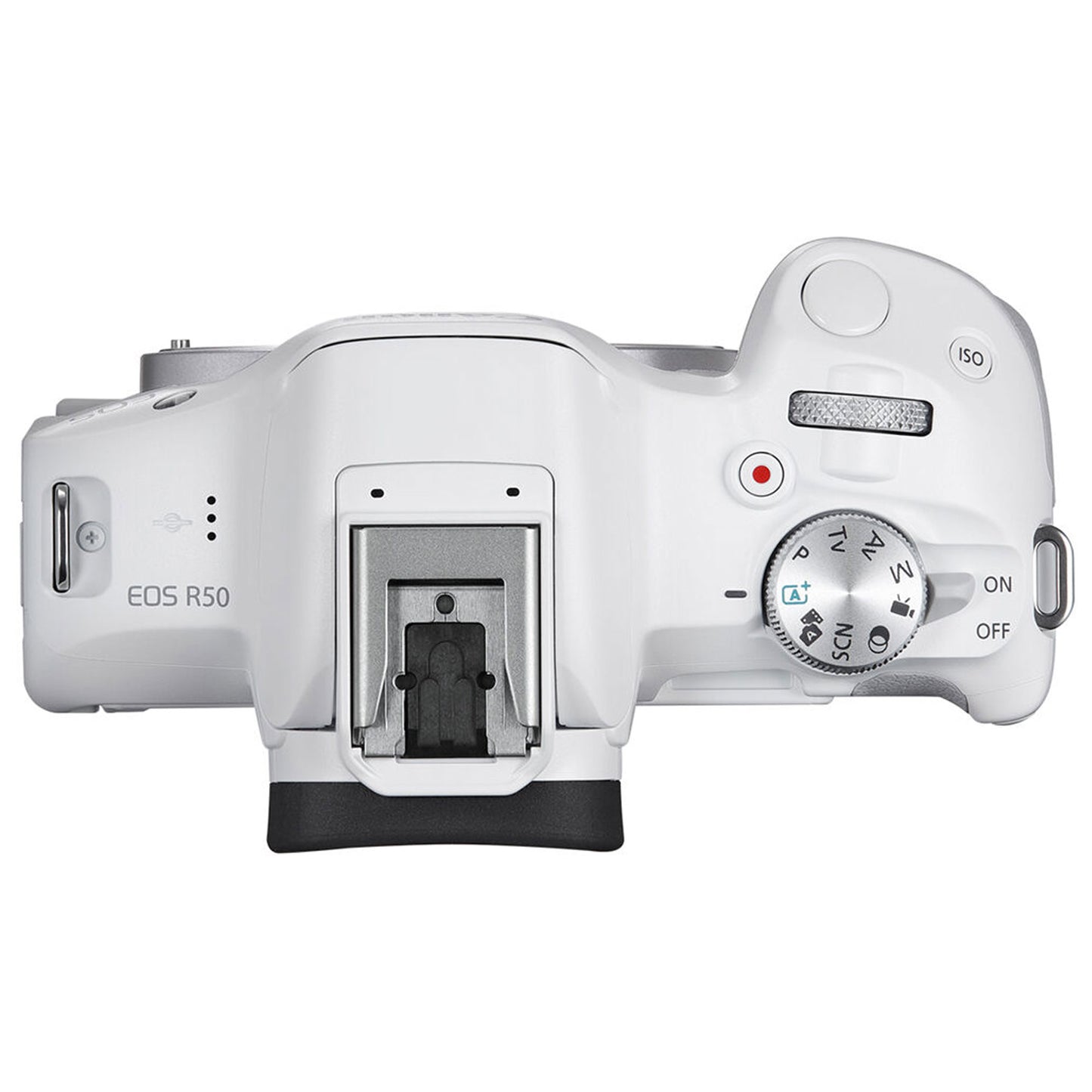 Canon EOS R50 Mirrorless Camera with 18-45mm Lens (White) and SanDisk 64GB Ultra SDXC UHS I Memory Card + Case