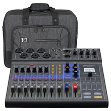 Zoom LiveTrak L-8 Portable Podcast 8-Track Digital Mixer & Multitrack Recorder with Gear Bag