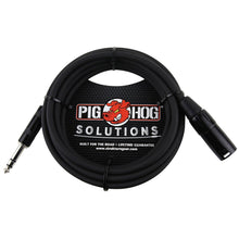 Pig Hog 1/4" TRS to XLR Balance Adaptor Cable, 10 Feet PX-TMXM2