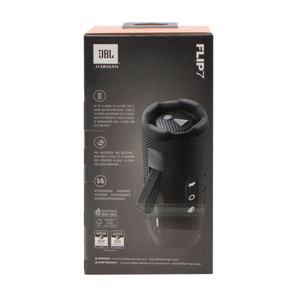2x JBL Flip 7 Portable Waterproof Bluetooth Speaker (Black)