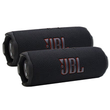 2x JBL Flip 7 Portable Waterproof Bluetooth Speaker (Black)