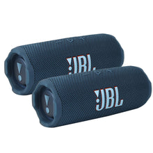 2x JBL Flip 7 Portable Waterproof Bluetooth Speaker (Blue)