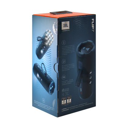 JBL Flip 7 Portable Waterproof Bluetooth Speaker (Blue) + JBL T110 in Ear Headphones