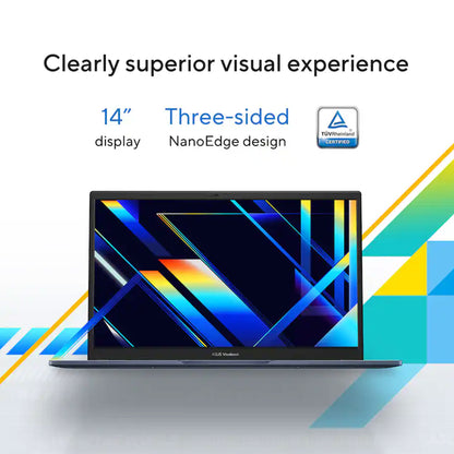 ASUS Vivobook 14 14" FHD Laptop - Intel 13th Core i5-1334 - 12GB Memory, 256GB SSD (Quiet Blue)
