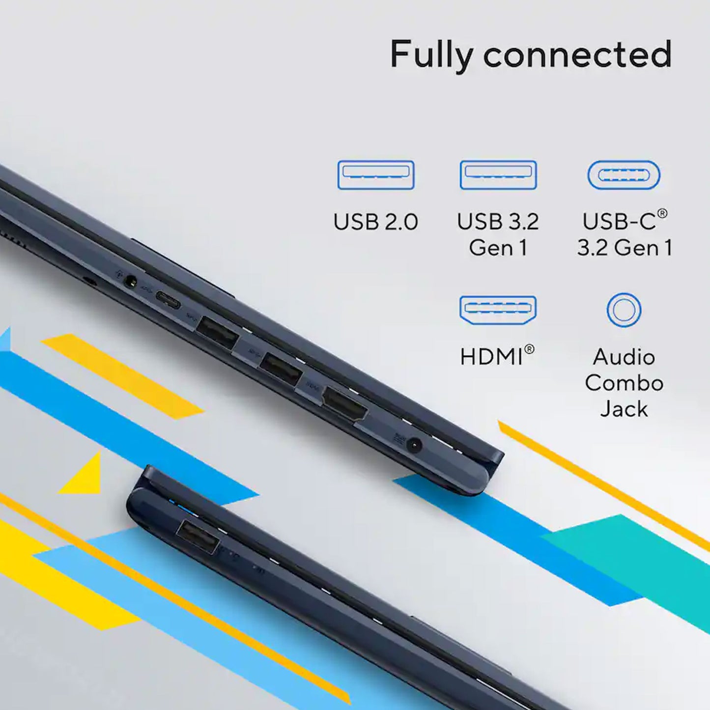 ASUS Vivobook 14 14" FHD Laptop - Intel 13th Core i5-1334 - 12GB Memory, 256GB SSD (Quiet Blue)