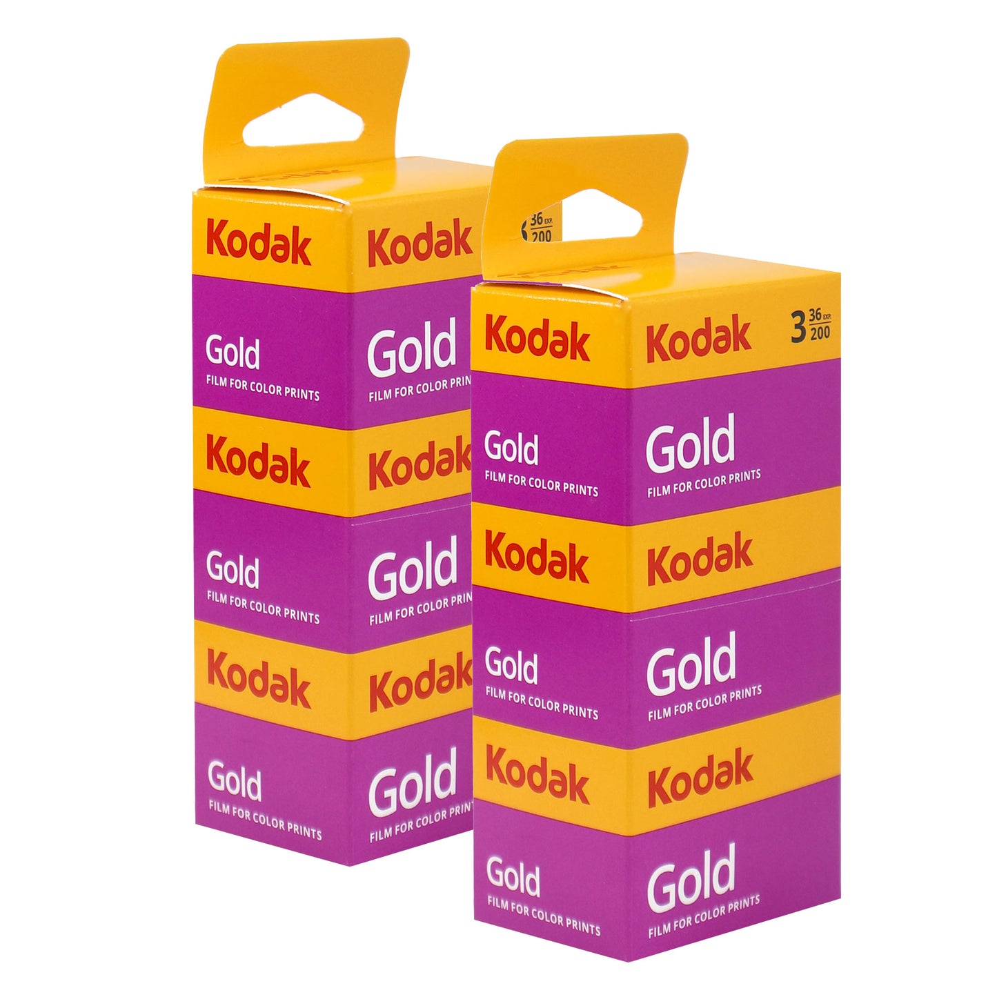 2x Kodak GOLD 200 Color Negative Film (35mm Roll Film, 36 Exposures) - 3 Pack