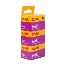 2x Kodak GOLD 200 Color Negative Film (35mm Roll Film, 36 Exposures) - 3 Pack