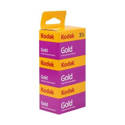2x Kodak GOLD 200 Color Negative Film (35mm Roll Film, 36 Exposures) - 3 Pack