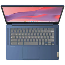 Lenovo IdeaPad Slim 3 Chromebook 14" Full HD Laptop - MediaTek Kompanio 520 - 4GB Memory - 64GB eMMC (Abyss Blue) with Transcend 256GB 300S UHS-I microSDXC Memory Card