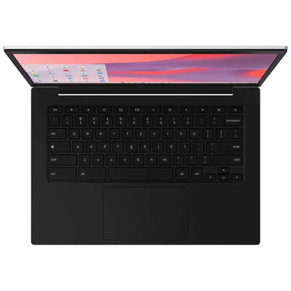 Samsung Galaxy Chromebook Go 14" LED Laptop - Intel Celeron- 4GB Memory - 128GB Storage (Silver) with Transcend 256GB 300S UHS-I microSDXC Memory Card