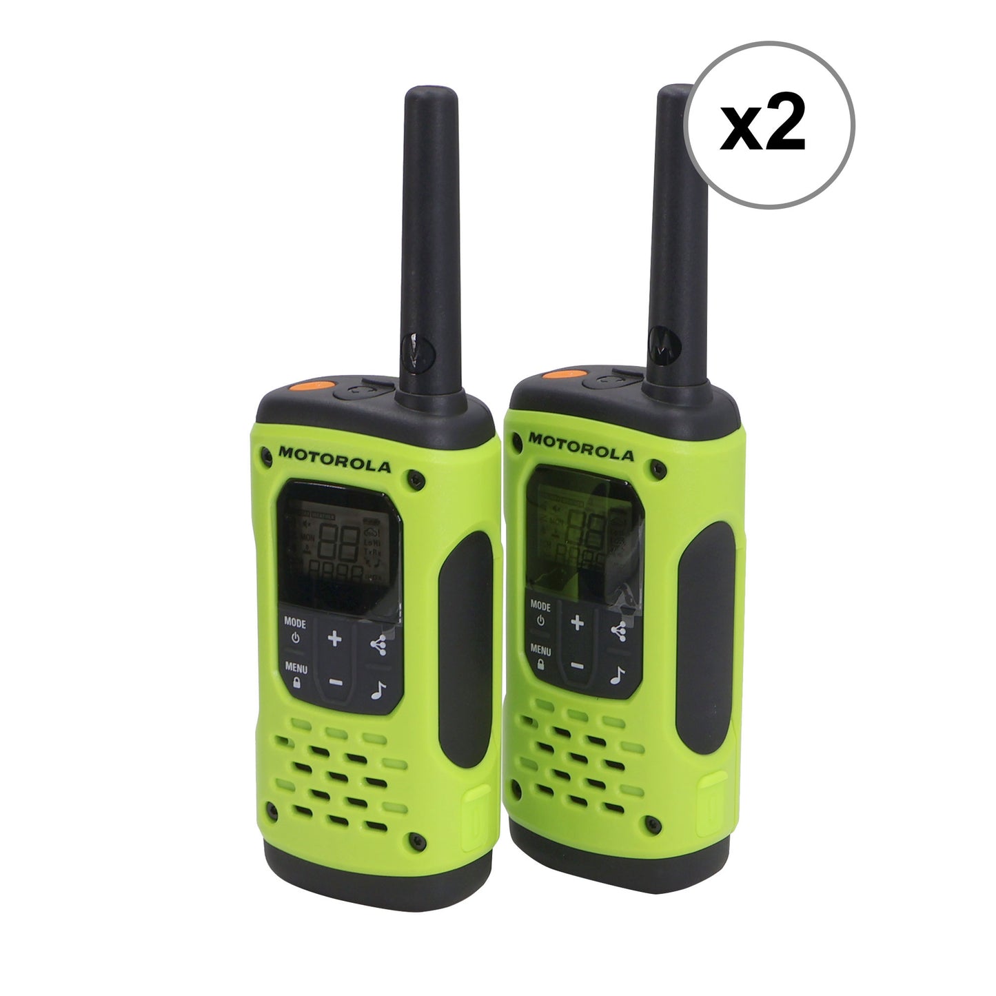 Motorola Talkabout T600 H2O 35-Mile Waterproof Two-Way Radios (Green) - 2 Pack