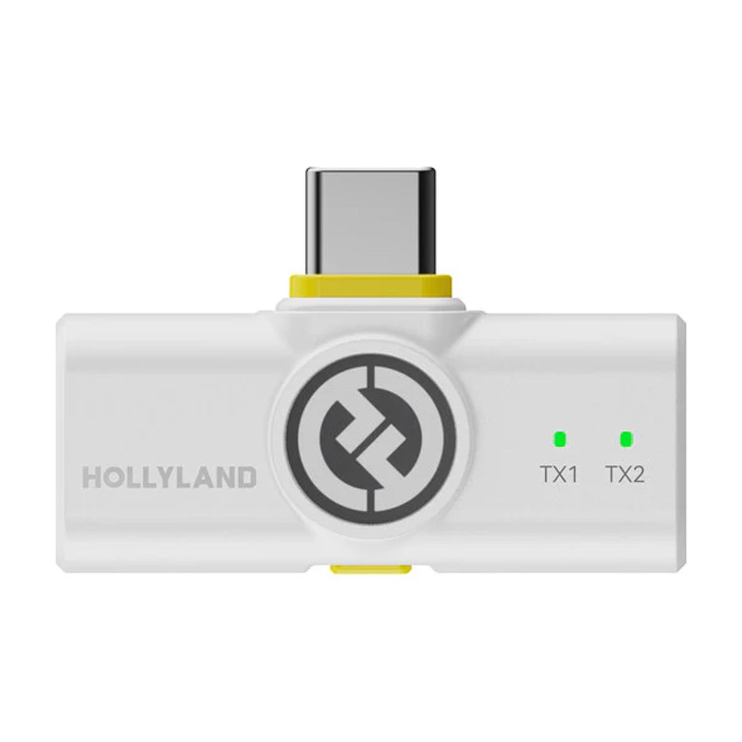 Hollyland LARK M2 DUO 2-Person Wireless Combo Microphone System (2.4 GHz, Ivory White) + Vivitar compact Selfie Video Tripod + 16GB Transcend MicroSD Memory Card with Adapter