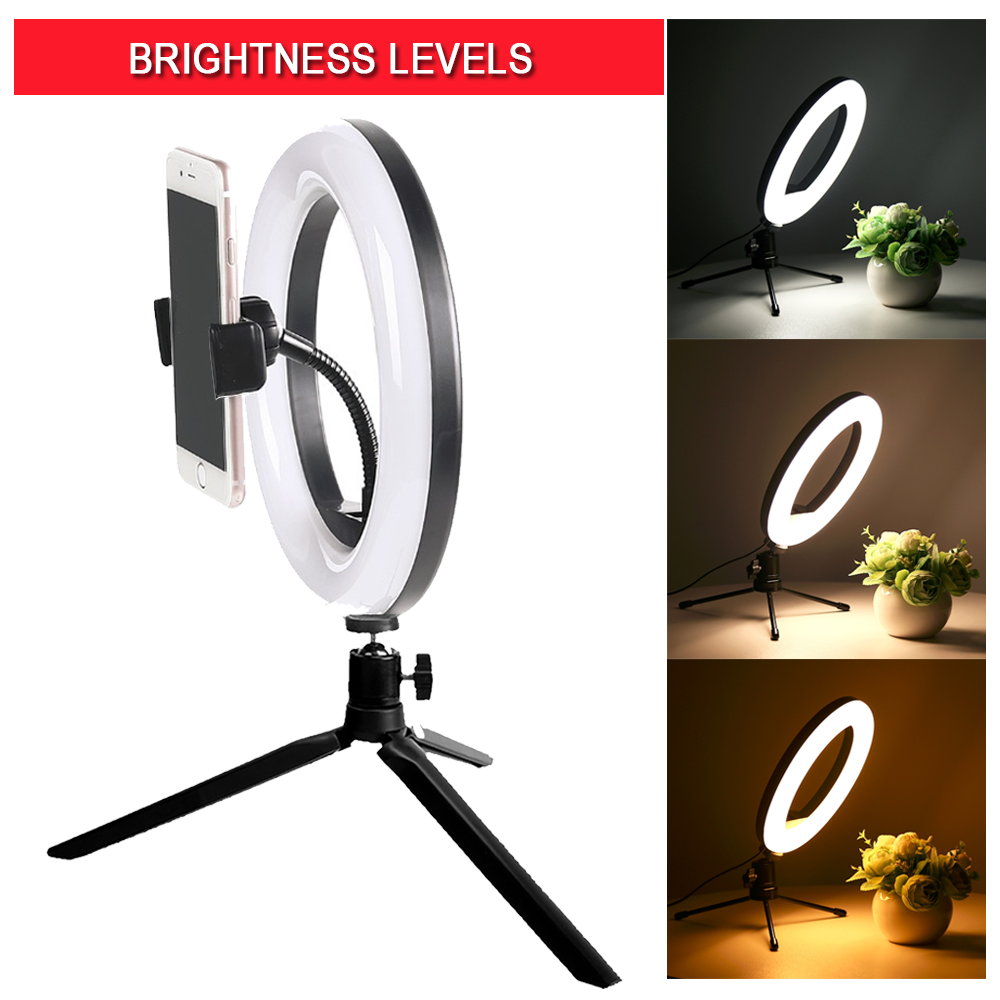 Hollyland LARK M2 DUO 2-Person Wireless Combo Microphone System (2.4 GHz, Ivory White) + 2x Vivitar 8" LED Ring Light Dimmable Lamp for Iphone Smartphone + SanDisk Ultra 64GB microSDXC Memory Card + Music Maker Mix and Master Suite Software