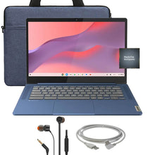 Lenovo IdeaPad Slim 3 Chromebook 14" Full HD Laptop - MediaTek Kompanio 520 - 4GB Memory - 64GB eMMC (Abyss Blue) with Accessory Bundle