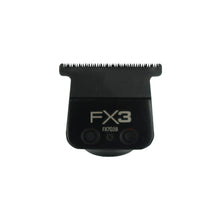 BaByliss Pro FX3 Titanium Carbon-Nitride Standard-Tooth Ultra-Thin Replacement T-Blade FX703B with Fade Brush and 9" Comb Black